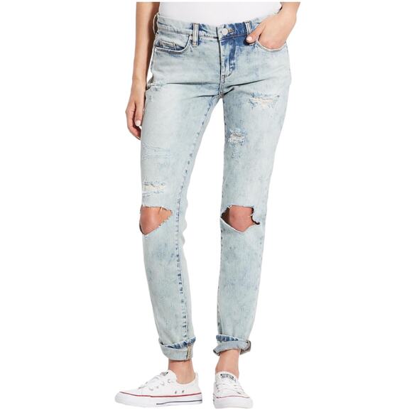BlankNYC Skinny Classique Distressed Jeans - Blue - 26 - Picture 5 of 11